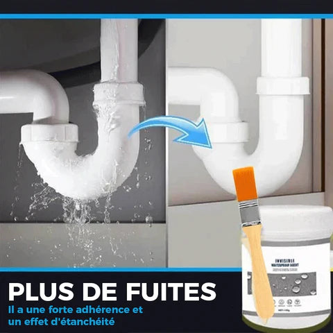 🔥 Colle Mastic Anti-Fuite Imperméable & Invisible — Avec Brosse