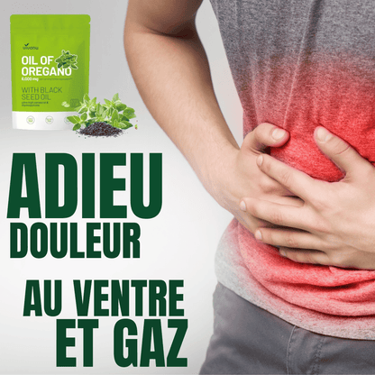 Enfin un ventre tranquille — Huile d'Origan en capsules