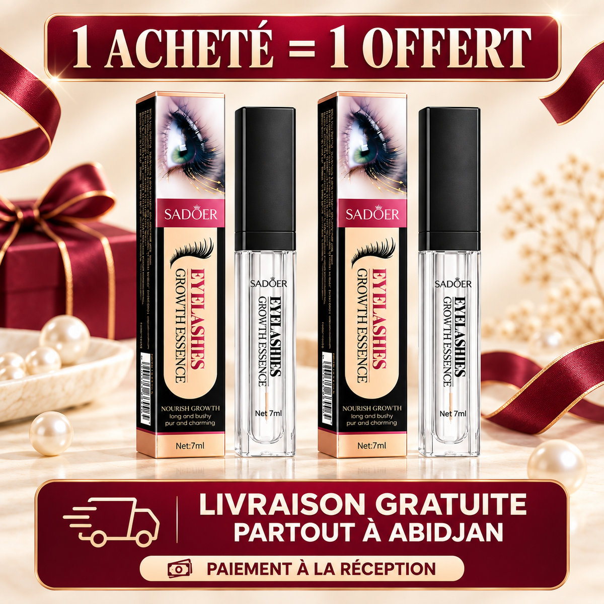 Offre un sérum acheté, un sérum offert