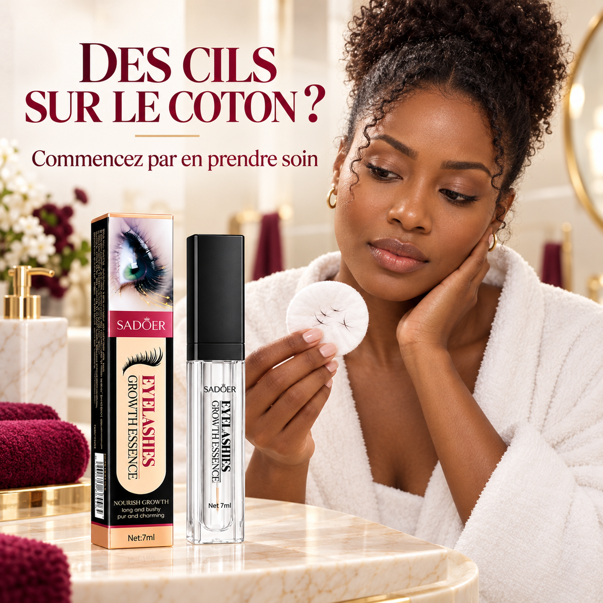 Cils fragilisés après le démaquillage