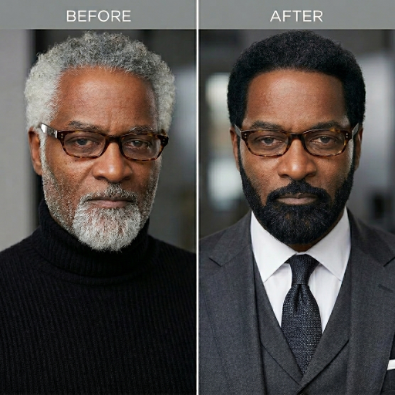 Cheveux blancs visibles ? Couvrez-les en 30 secondes — sans salon, sans taches